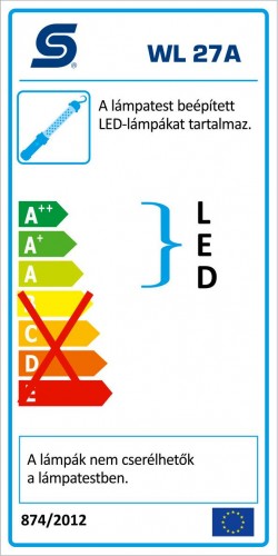 Lampă de montaj cu LED-uri, 27 LED-uri, acum. - WL 27A